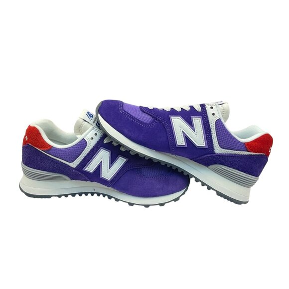 New Balance Women’s 574 Athletic Sneakers WL574YE2 Purple/White Size 7.5M - Picture 6 of 8